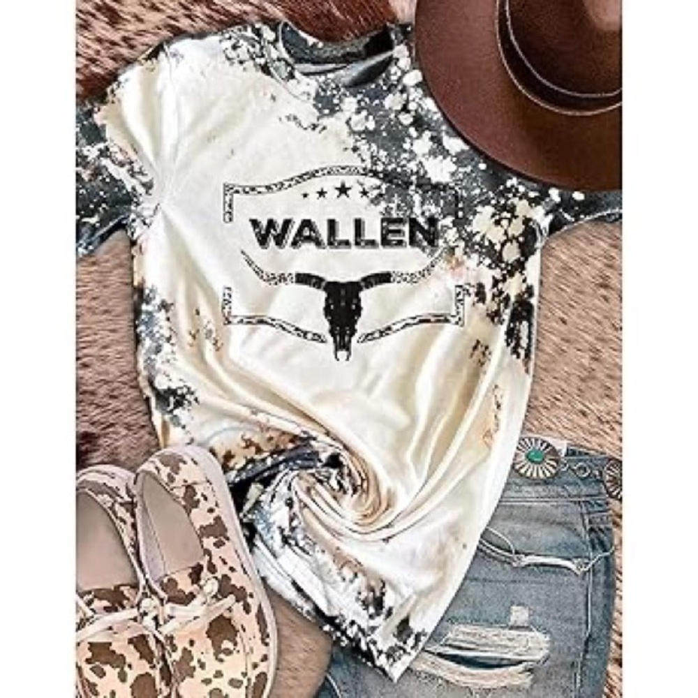 Morgan Wallen Distressed Western Tshirt